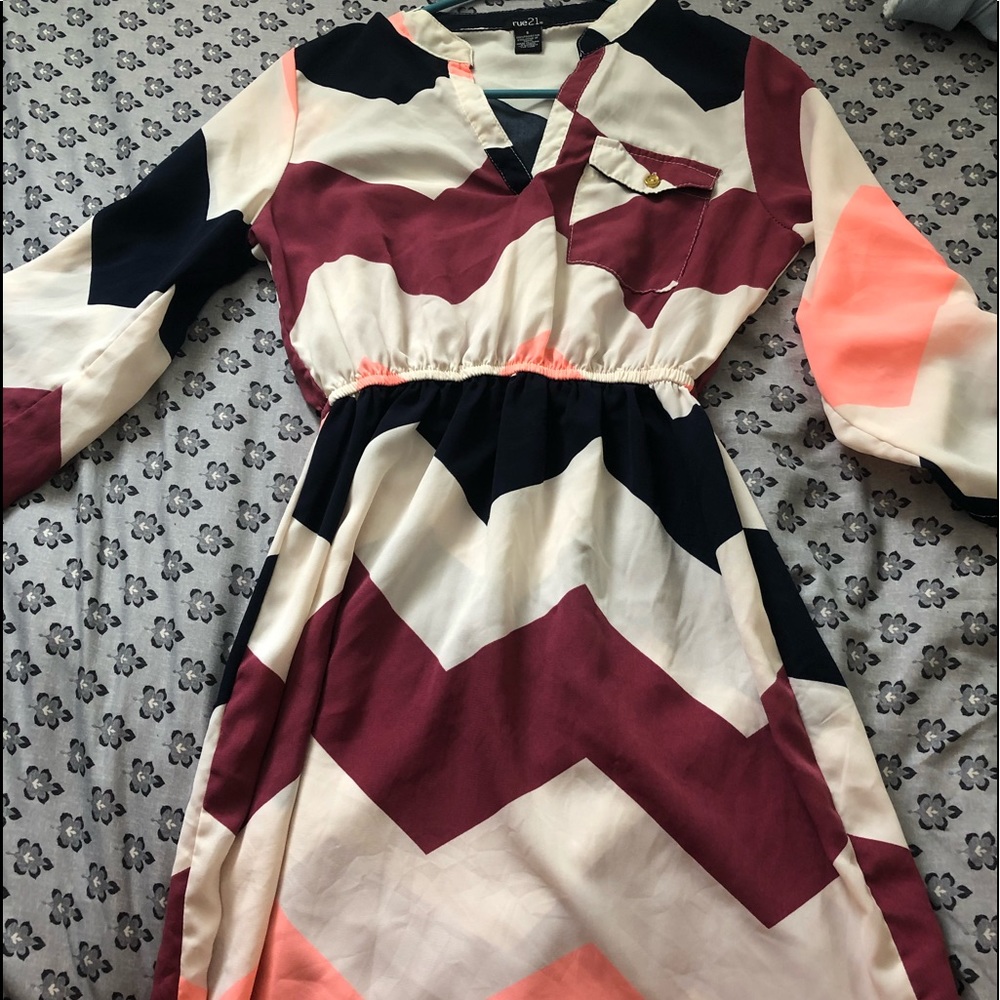 Multi-color Mini Dress